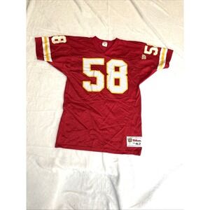 Vintage Derrick Thomas Jersey Kansas City Chiefs Wilson Made In USA Men's Medium